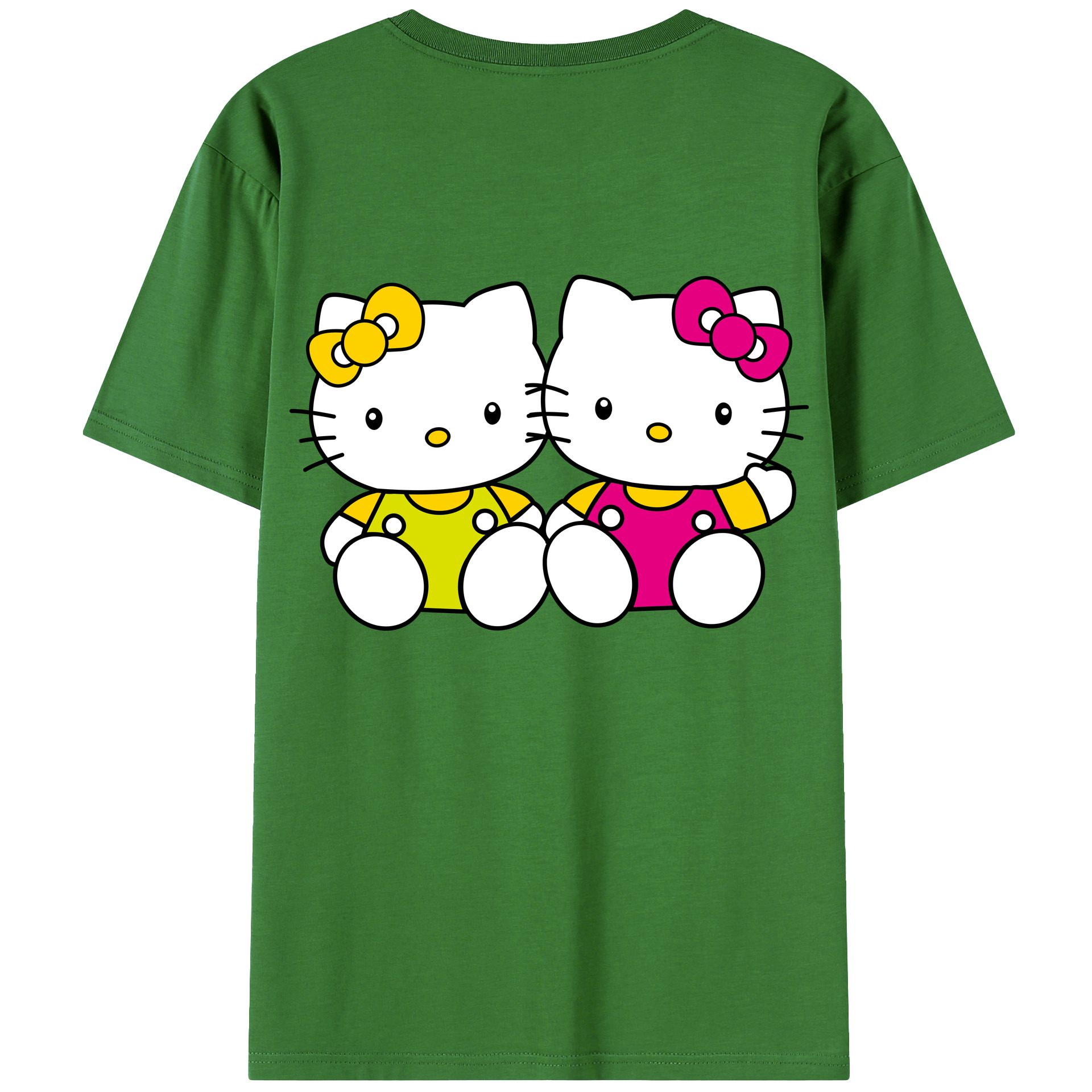 （画像用） Hello Kitty ハローキティ レディース半袖Tシャツ(バックプリント)